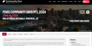 M365 Community Days Montreal 2024