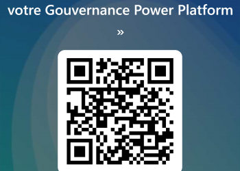 QR Code permettant de s’inscrire à la cohorte « PowerUP votre Gouvernance Power Platform » – programme de formation hybride en présentiel et virtuel à Montréal, Québec et Ottawa.