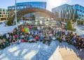 Photo de groupe des Microsoft MVP lors du MVP Summit sur le campus Microsoft à Redmond